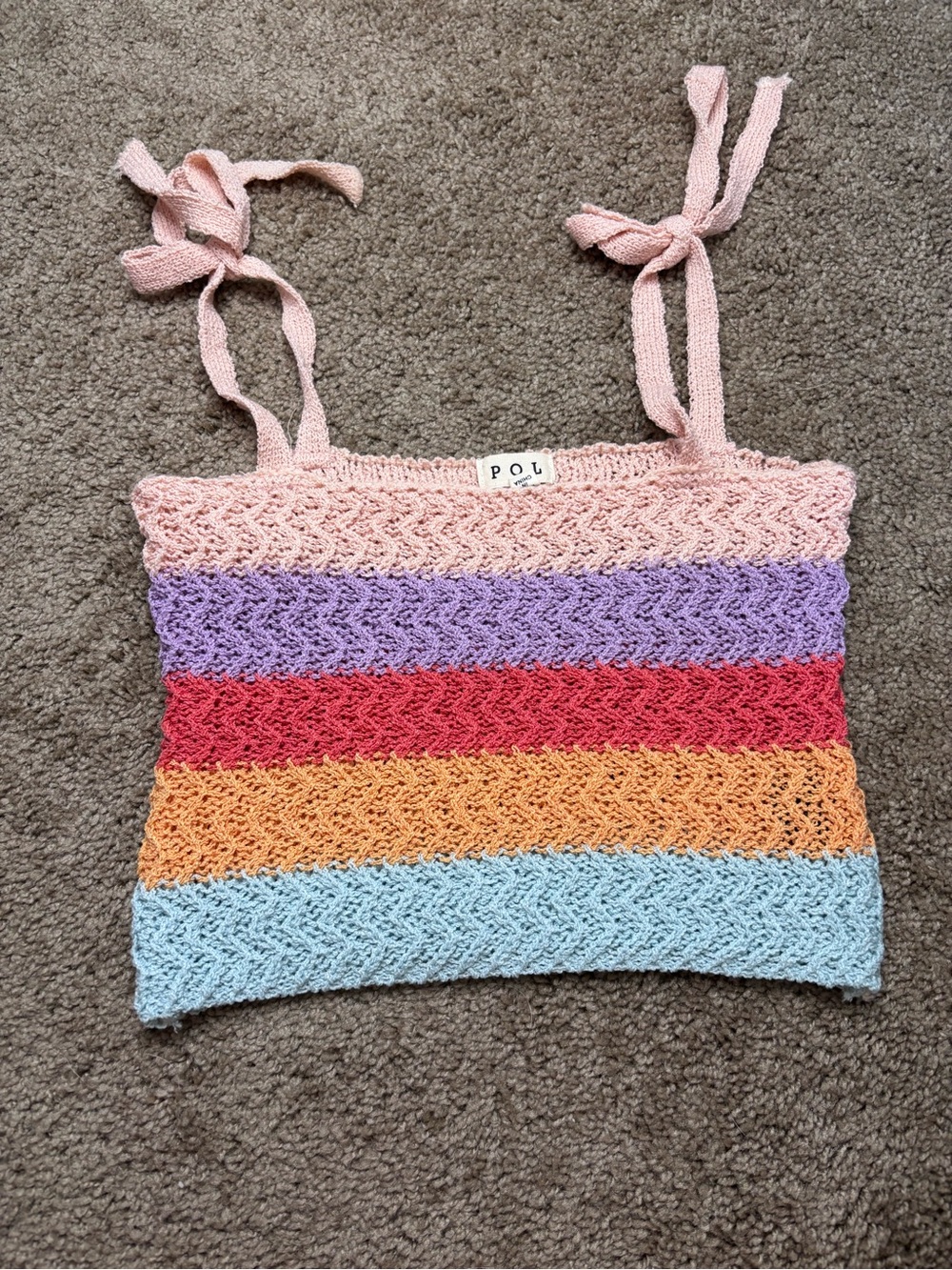 POL Crochet Tank Top